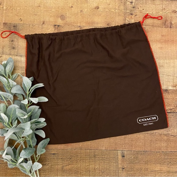 COACH Large Camel Leather Shoulder/Tote Bag - Picture 4 of 13